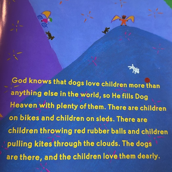 3/$20💕 DOG HEAVEN book great for explaining grief to kids, pet passing - Picture 5 of 10
